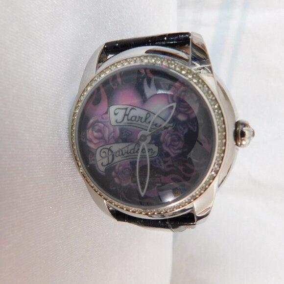 Ladies Harley Davidson Bulova Wrist Watch - Picture 3 of 6